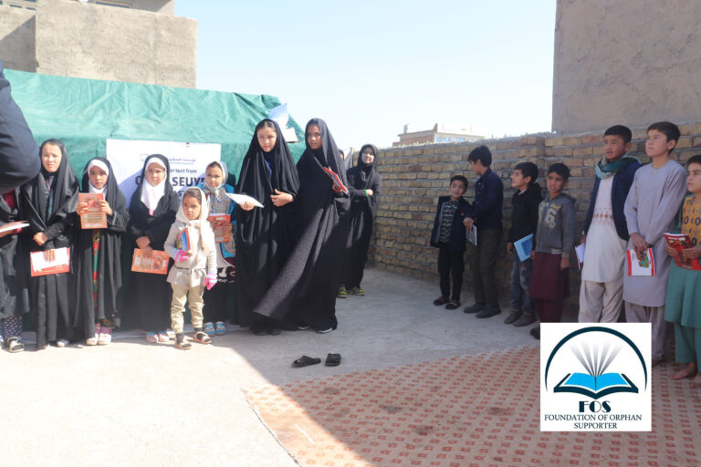 Distribution of books and notebooks to students of Quran classes in 2020