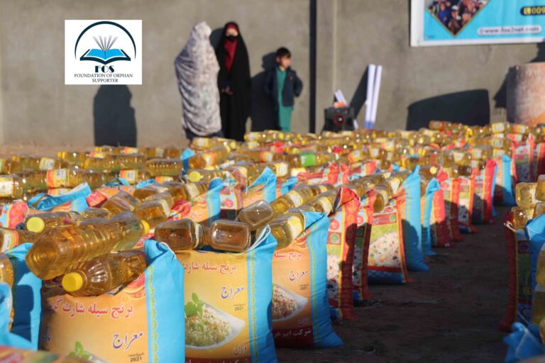 Food distribution: flour, oil, rice for 70 families in Herat (feb 13, 2022)